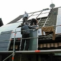Montage zweite PV-Anlage 2009 - Scheuten Solar