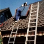 Transport Kollektor thermische Solaranlage auf Dach